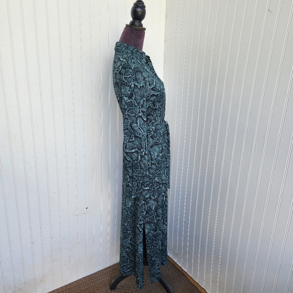 $139 1. State Green Wild Thing Python Snake Shirt… - image 6